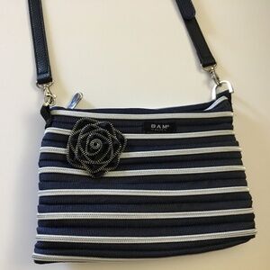 BAM BAGS original zipper purse - flower accent